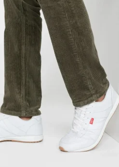 Herren bonprix Hosen|Große Größen|Slim Fit Stretch-Cordhose mit Komfortschnitt