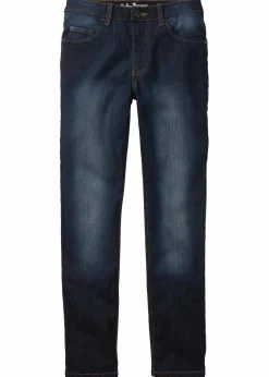 Kinder bonprix Jungen 9-16 Jahre·Bademode|Jungen 9-16 Jahre·Jeans|Slim Fit Stretch-Jeans mit verstellbarem Bund, Straight