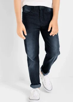 Kinder bonprix Jungen 9-16 Jahre·Bademode|Jungen 9-16 Jahre·Jeans|Slim Fit Stretch-Jeans mit verstellbarem Bund, Straight