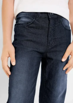 Kinder bonprix Jungen 9-16 Jahre·Bademode|Jungen 9-16 Jahre·Jeans|Slim Fit Stretch-Jeans mit verstellbarem Bund, Straight