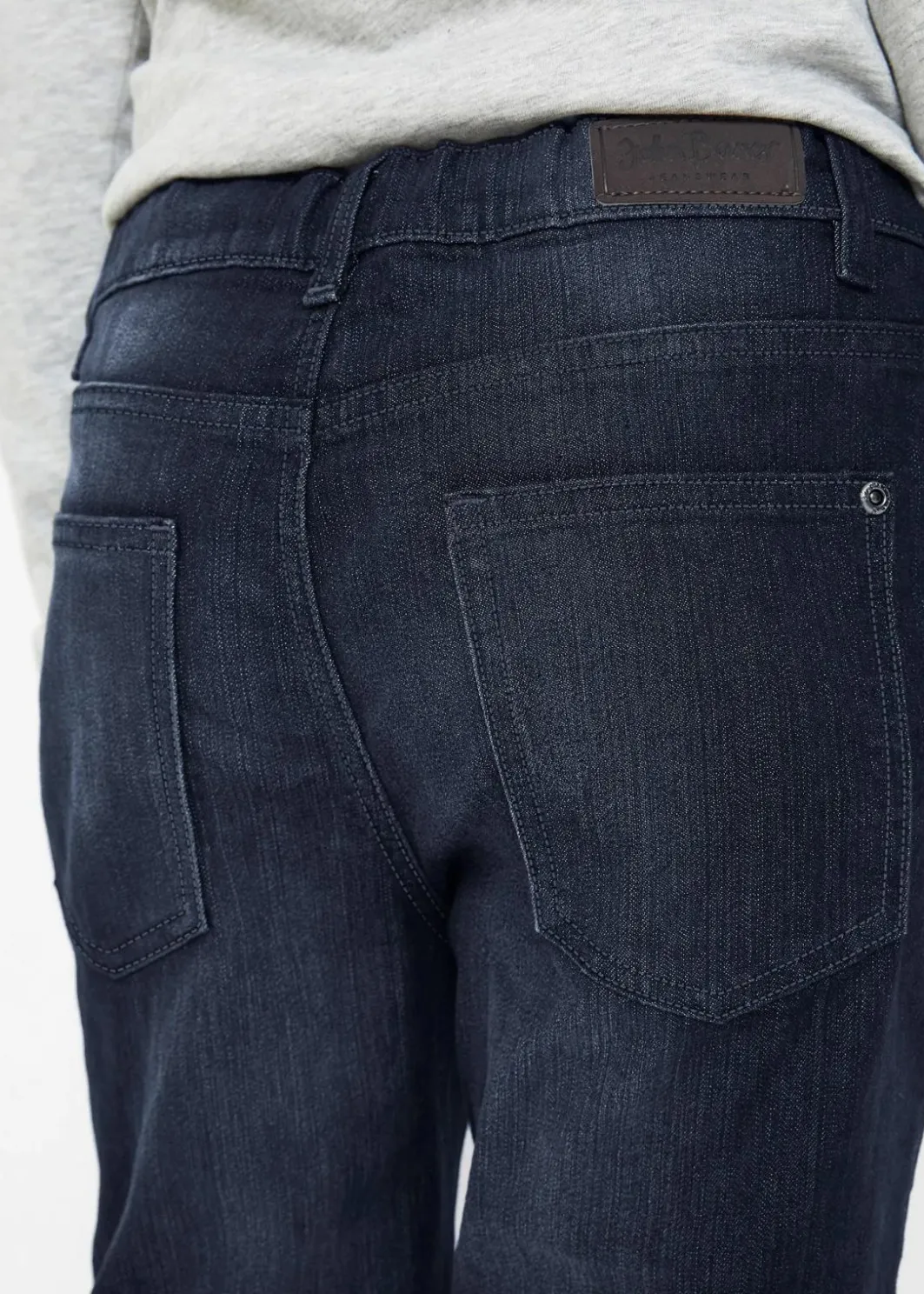 Kinder bonprix Jungen 9-16 Jahre·Bademode|Jungen 9-16 Jahre·Jeans|Slim Fit Stretch-Jeans mit verstellbarem Bund, Straight