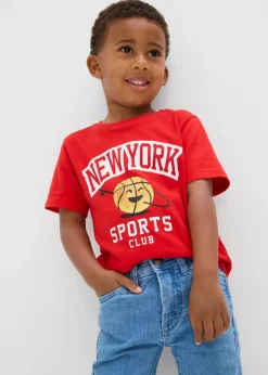 Clearance Slim Fit Stretch-Jeans mit verstellbarem Bund, Straight Kinder Jungen 2-8 Jahre·Jeans & Hosen
