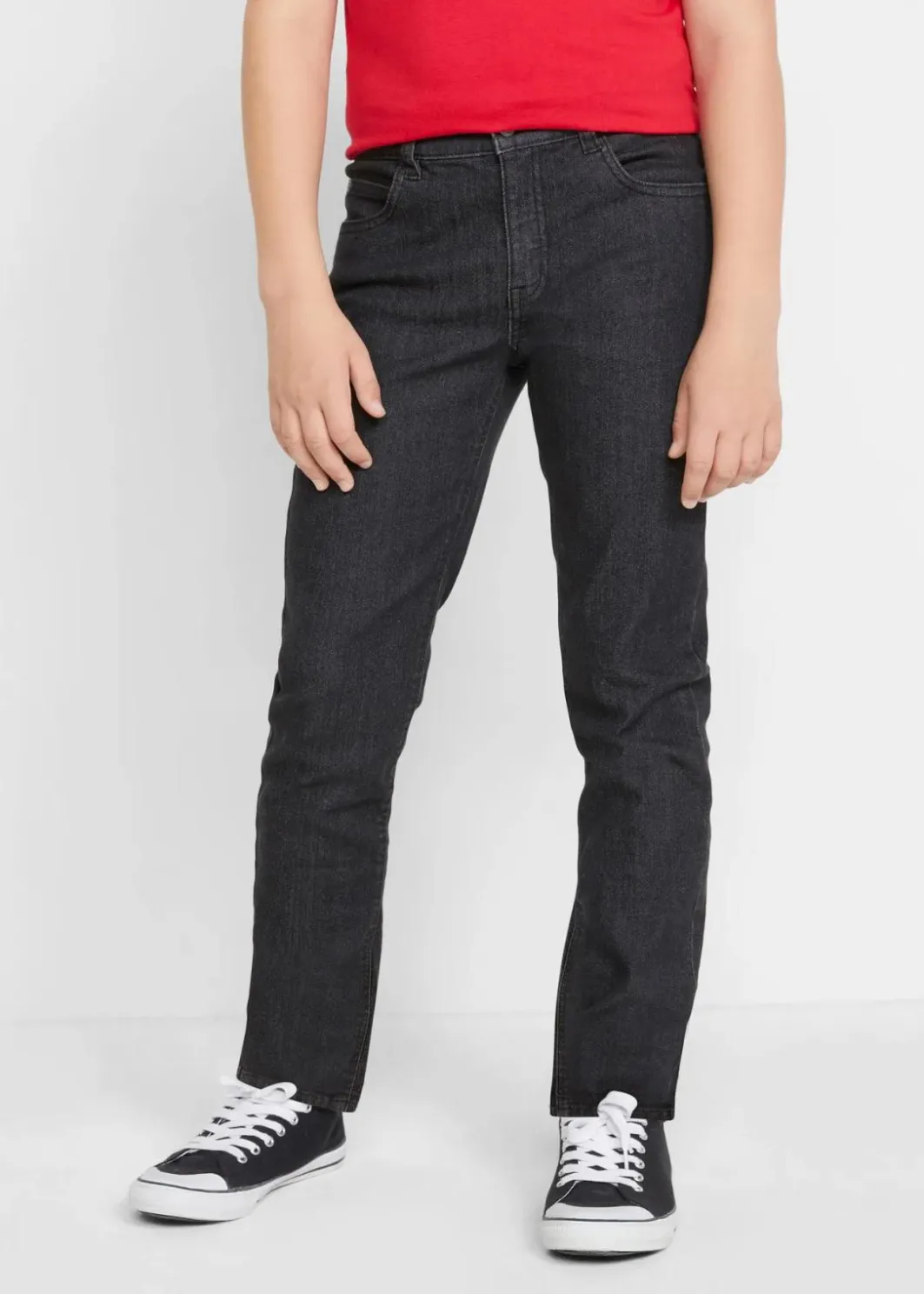 Kinder bonprix Jungen 9-16 Jahre·Bademode|Jungen 9-16 Jahre·Jeans|Slim Fit Stretch-Jeans mit verstellbarem Bund, Straight