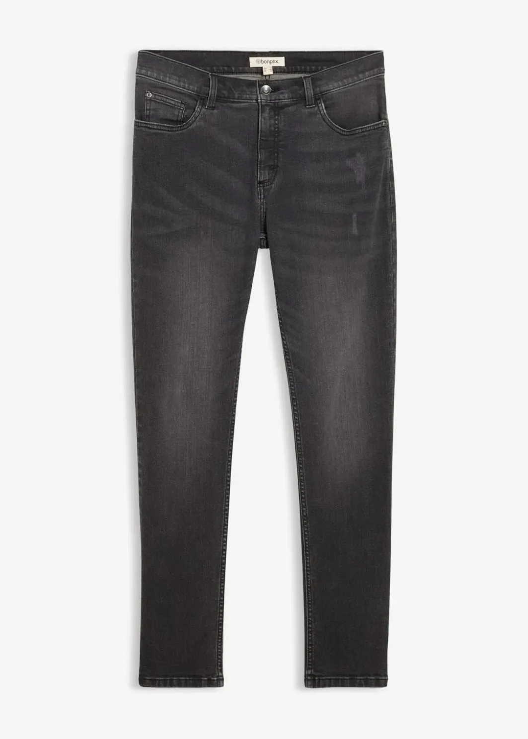 Herren bonprix Jeans|Große Größen|Slim Fit Stretch-Jeans, Straight
