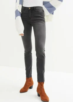 Damen bonprix Jeans|Bekleidung·Shirts & Tops|Slim Jeans High Waist, Shaping
