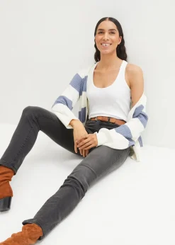 Damen bonprix Jeans|Bekleidung·Shirts & Tops|Slim Jeans High Waist, Shaping