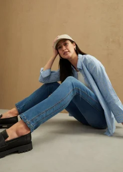 Damen bonprix Jeans|Bekleidung·Shirts & Tops|Slim Jeans High Waist, Shaping