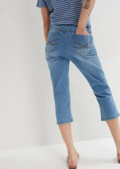 New Slim Jeans, Mid Waist, Capri Damen Jeans|Bekleidung·Shirts & Tops