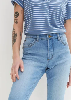 New Slim Jeans, Mid Waist, Capri Damen Jeans|Bekleidung·Shirts & Tops
