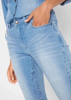 Sale Slim-Fit-Jeans Mid Waist, cropped Damen Bekleidung·Shirts & Tops|Jeans
