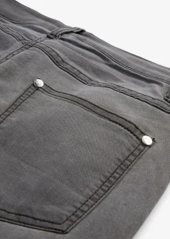 Discount Slim-Fit-Jeans Mid Waist, Super Stretch Damen Jeans|Kurzgrößen