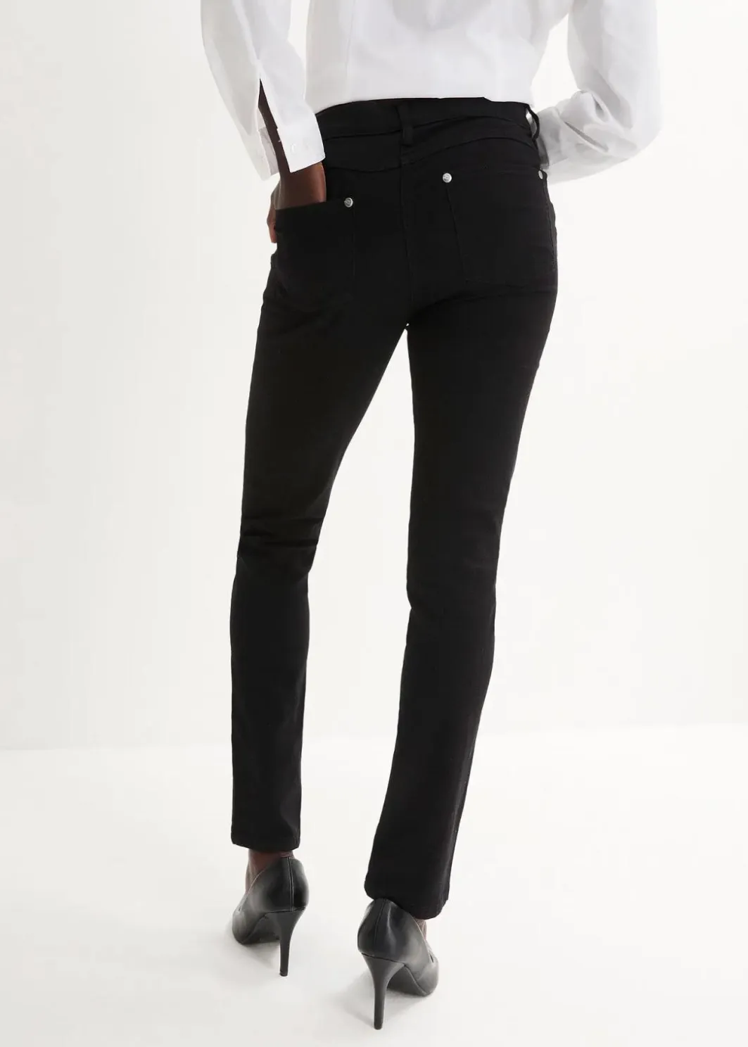 Best Slim-Fit-Jeans Mid Waist, Super Stretch Damen Kurzgrößen|Bekleidung·Shirts & Tops
