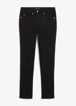 Damen bonprix Jeans|Kurzgrößen|Slim-Fit-Jeans Mid Waist, Super Stretch
