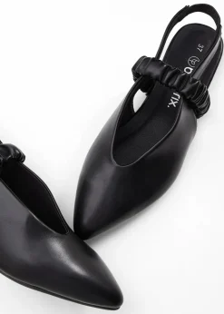Damen bonprix Sommerschuhe|Sling-Ballerinas mit Raffung