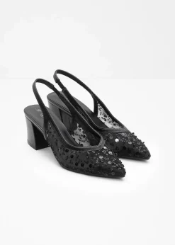 Damen bonprix Pumps|Festliche Mode|Slingpumps