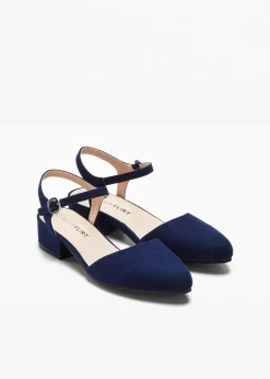 Damen bonprix Pumps|Slingpumps mit niedrigem Absatz