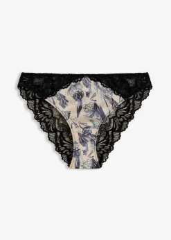 Sale Slip aus bedrucktem Satin Damen Wäsche·Dessous|Wäsche·Höschen