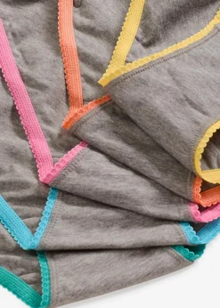 Damen bonprix Wäsche·Baumwollunterwäsche|Wäsche·Höschen|Slip (5er Pack)