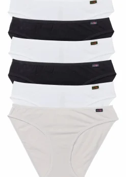 Slip (6er Pack) Damen Höschen|Baumwollunterwäsche