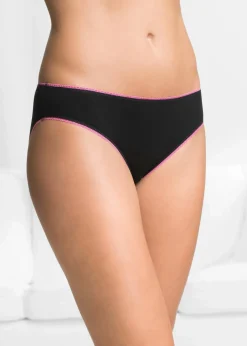 Damen bonprix Höschen|Baumwollunterwäsche|Slip (5er Pack)