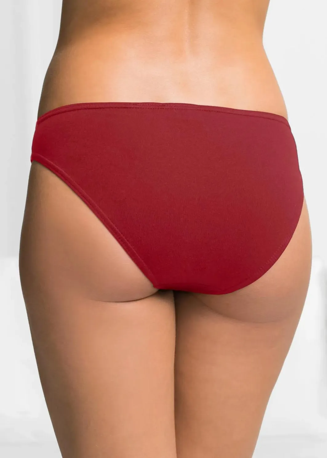 Damen bonprix Höschen|Baumwollunterwäsche|Slip (10er Pack)