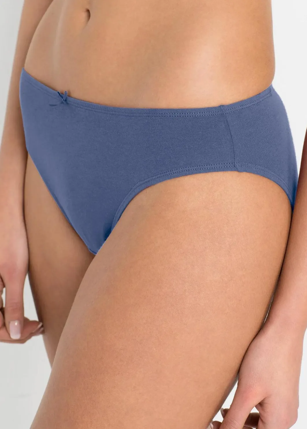 Damen bonprix Höschen|Baumwollunterwäsche|Slip (6er Pack)
