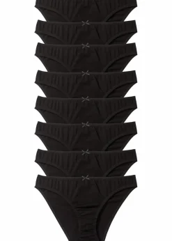 Damen bonprix Wäsche·Baumwollunterwäsche|Wäsche·Höschen|Slip (8er Pack)