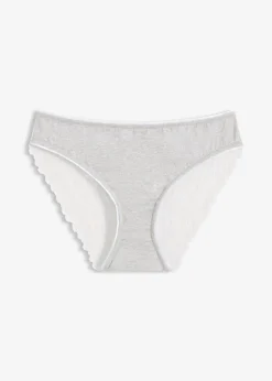 Damen bonprix Wäsche·Baumwollunterwäsche|Wäsche·Höschen|Slip mit Baumwolle und Spitze