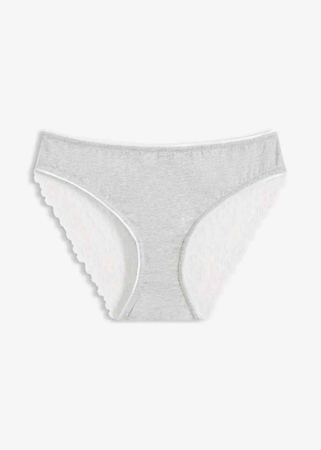 Damen bonprix Wäsche·Baumwollunterwäsche|Wäsche·Höschen|Slip mit Baumwolle und Spitze