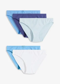 Slip mit Bio-Baumwolle (5er Pack) Damen Wäsche·Baumwollunterwäsche|Wäsche·Höschen