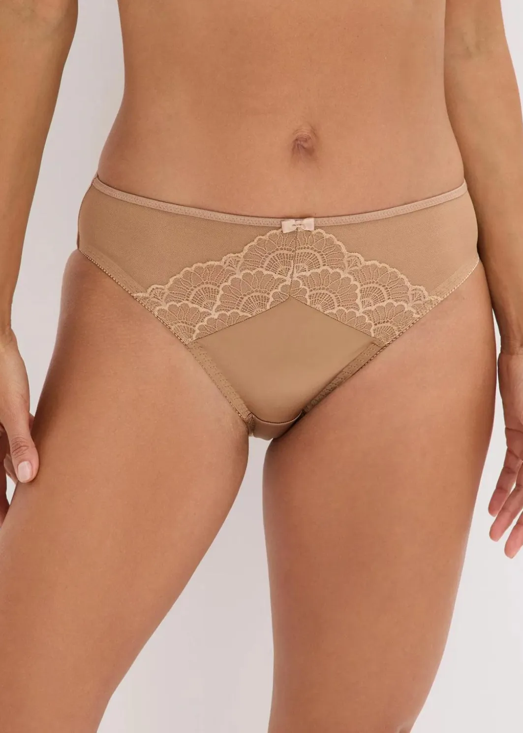 Damen bonprix Wäsche·Dessous|Wäsche·Höschen|Slip mit Glanzeffekt (2er Pack)