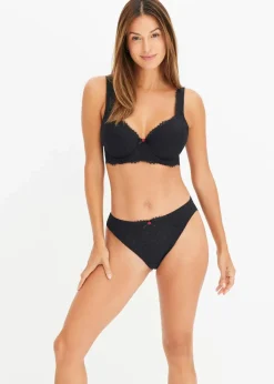 Damen bonprix Wäsche·Dessous|Wäsche·Höschen|Slip mit Spitze