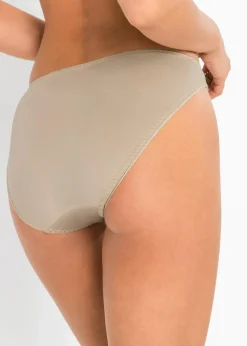 Damen bonprix Nachhaltigere Materialien|Höschen|Slip mit Spitze (3er Pack)