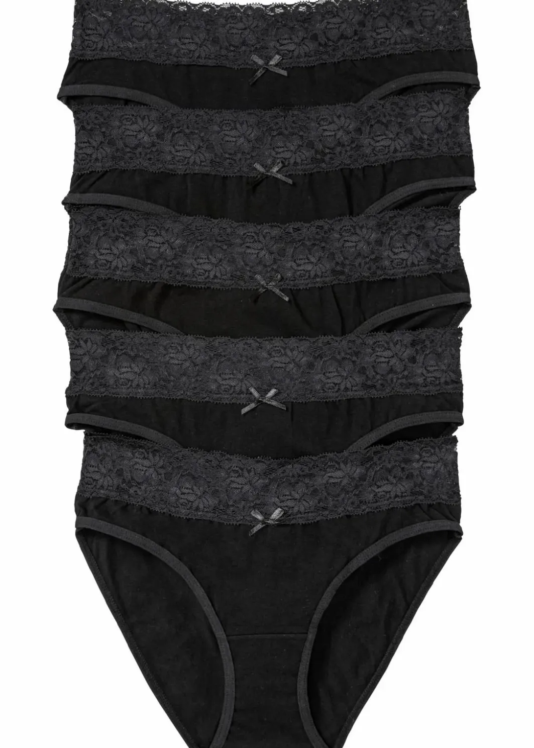 Sale Slip mit Spitze (5er Pack) Damen Wäsche·Baumwollunterwäsche|Wäsche·Höschen