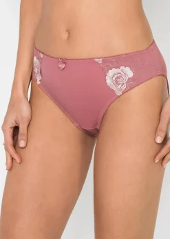 Slip mit Stickerei (2er Pack) Damen Nachhaltigere Materialien|Höschen