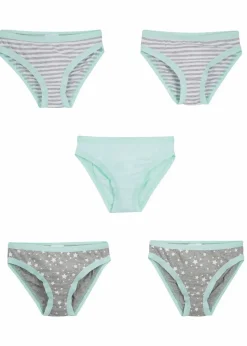 Clearance Slip mit weicher Baumwolle (5er Pack) Kinder Mehrfachpacks|Mädchen·Unterwäsche