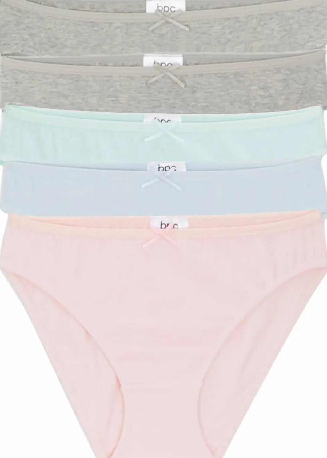 Clearance Slip mit weicher Baumwolle (5er Pack) Kinder Mehrfachpacks|Mädchen·Unterwäsche