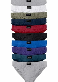 New Slip mit weicher Baumwolle (10er Pack) Herren Große Größen|Wäsche