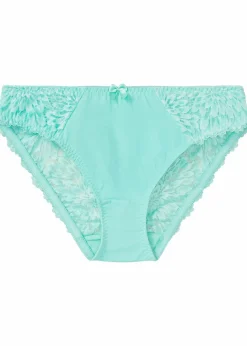 Damen bonprix Nachhaltigere Materialien|Dessous|Slip mit zarter Spitze