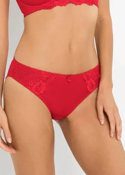 Discount Slip mit zarter Spitze (2er Pack) Damen Höschen|Dessous