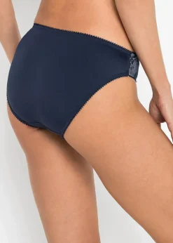 Damen bonprix Höschen|Dessous|Slip mit zarter Spitze (2er Pack)