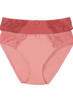 Damen bonprix Höschen|Dessous|Slip mit zarter Spitze (2er Pack)