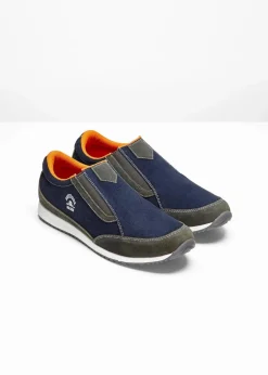 Herren bonprix Slipper & Halbschuhe|Slipper aus Veloursleder