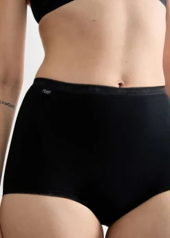 Damen Sloggi Wäsche·Baumwollunterwäsche|Baumwollunterwäsche|Basic+ Maxislip (4er Pack)