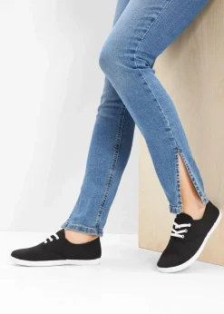 Damen bonprix Schuhe & Accessoires In Spezialgrößen·Schuhe In Übergröße|Sneaker|Sneaker aus Baumwoll-Canvas