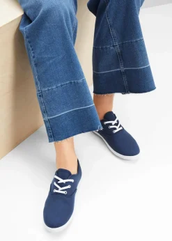Discount Sneaker aus Baumwoll-Canvas Damen Schuhe & Accessoires In Spezialgrößen·Schuhe In Übergröße|Sneaker
