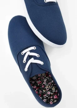 Discount Sneaker aus Baumwoll-Canvas Damen Schuhe & Accessoires In Spezialgrößen·Schuhe In Übergröße|Sneaker