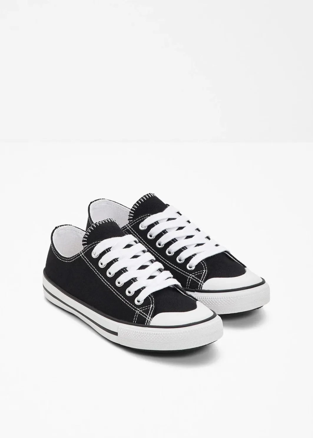 Damen bonprix Sneaker|Sneaker aus Baumwoll-Canvas