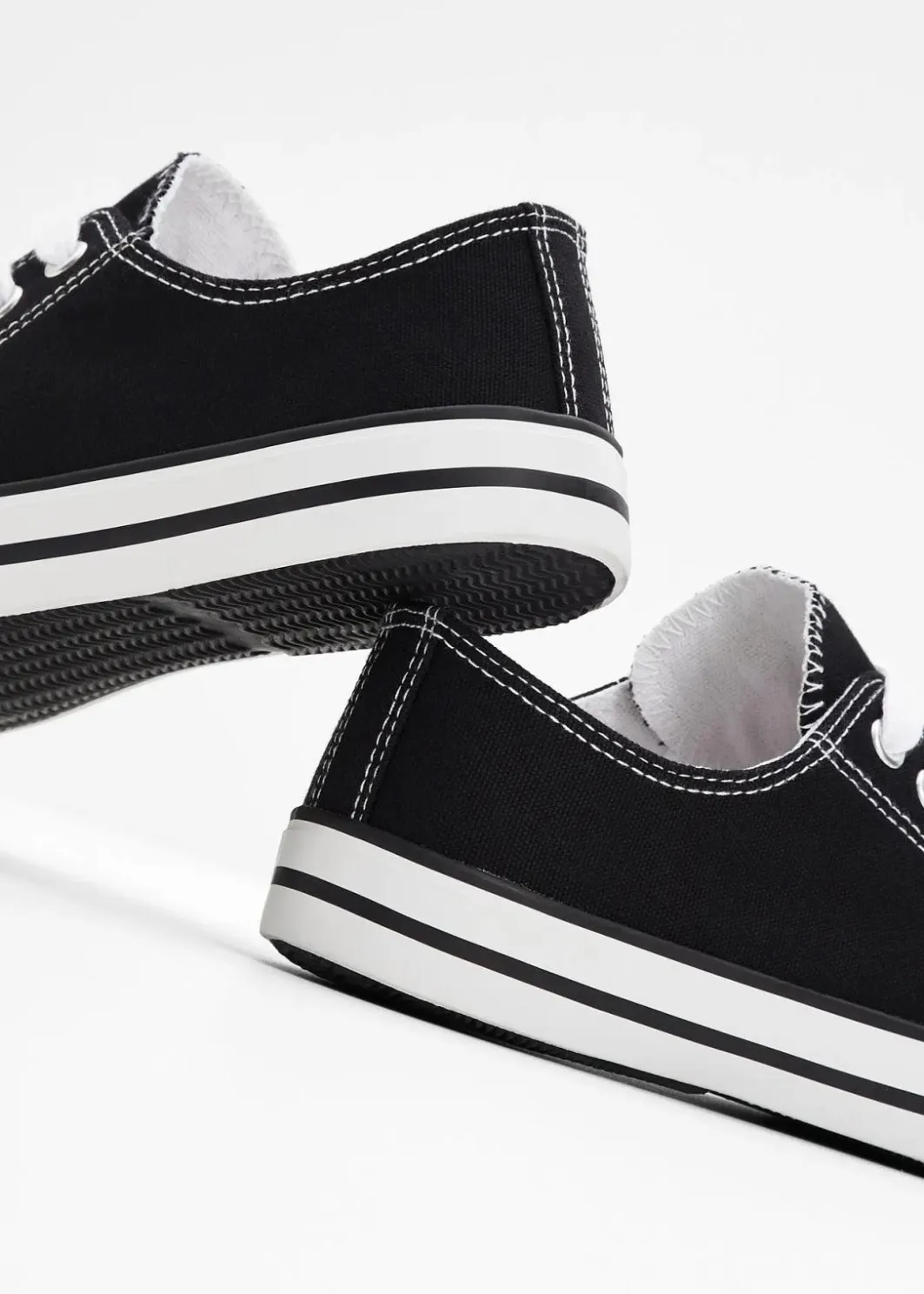 Damen bonprix Sneaker|Sneaker aus Baumwoll-Canvas