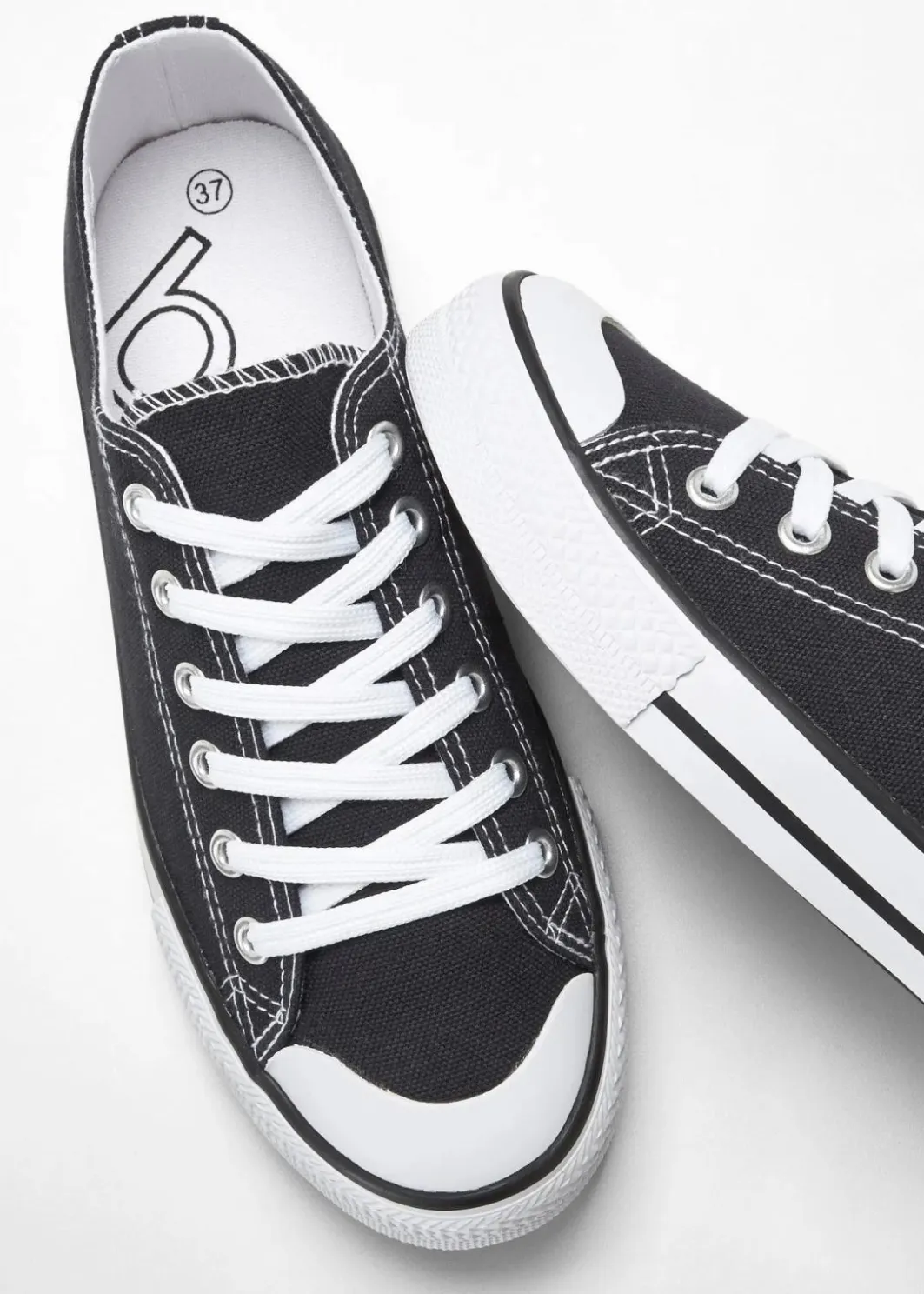 Damen bonprix Sneaker|Sneaker aus Baumwoll-Canvas